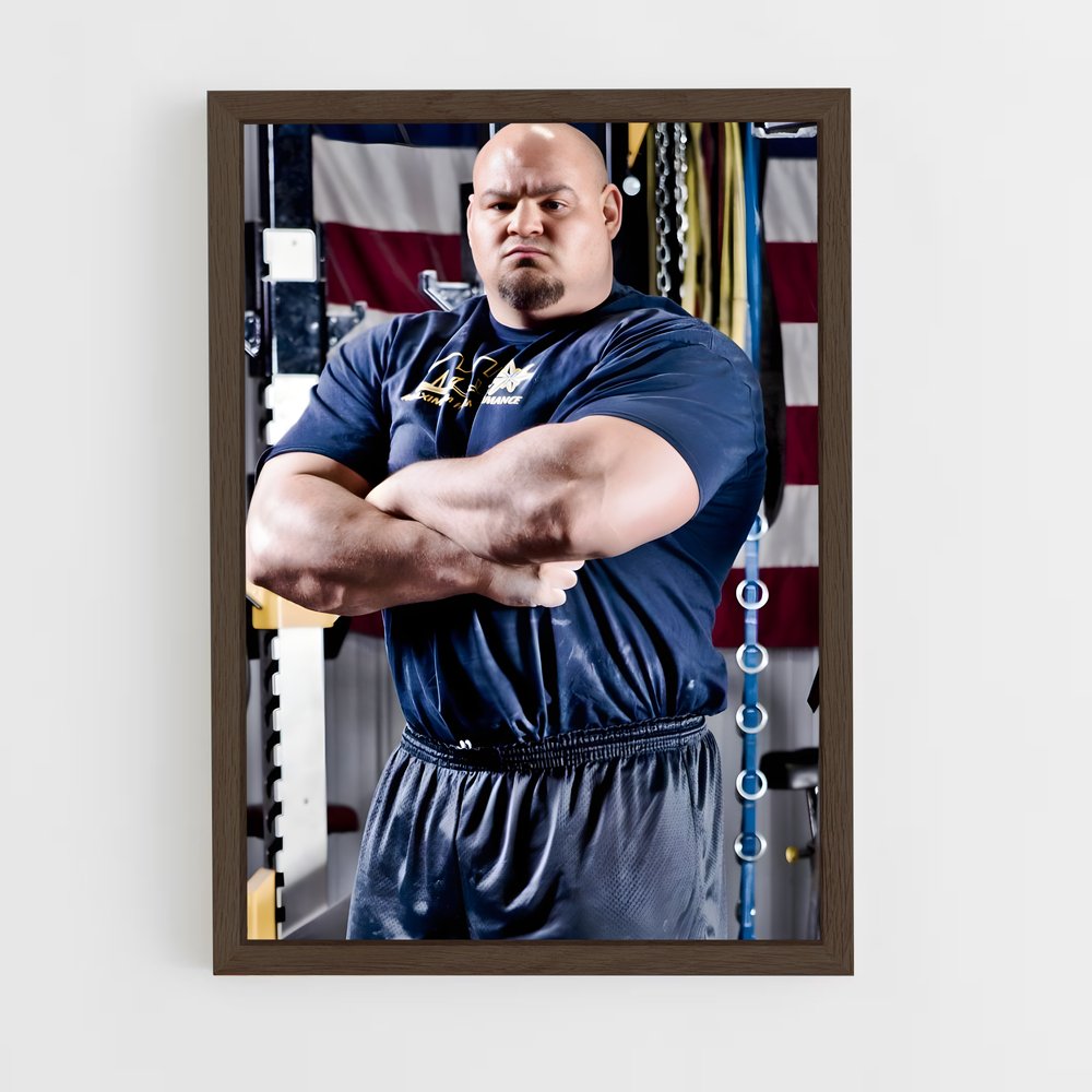 Poster Brian shaw croisés – affiche Powerlifting (vue 5)